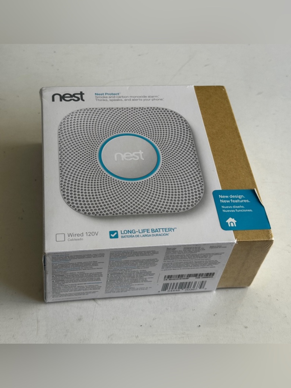 Google Nest Protect Smoke and Carbon Monoxide Alarm 2nd Gen - S3000BWES (2016)